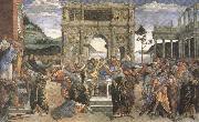 Sandro Botticelli Punishment of the Rebels (mk36) oil on canvas